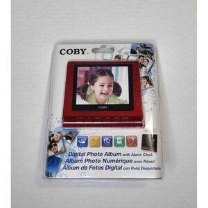 NEW COBY DP356 Digital Photo Album/Alarm Clock/Plays MP3 & WMA Music